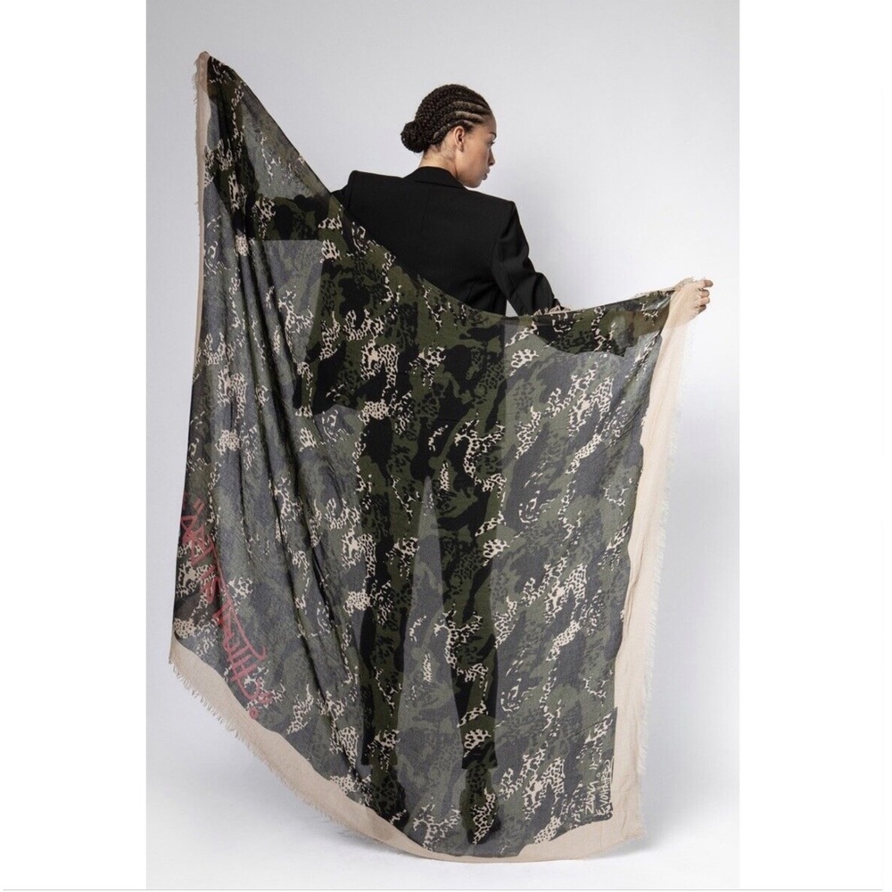 Zadig Voltaire delta camou Leo Scarf